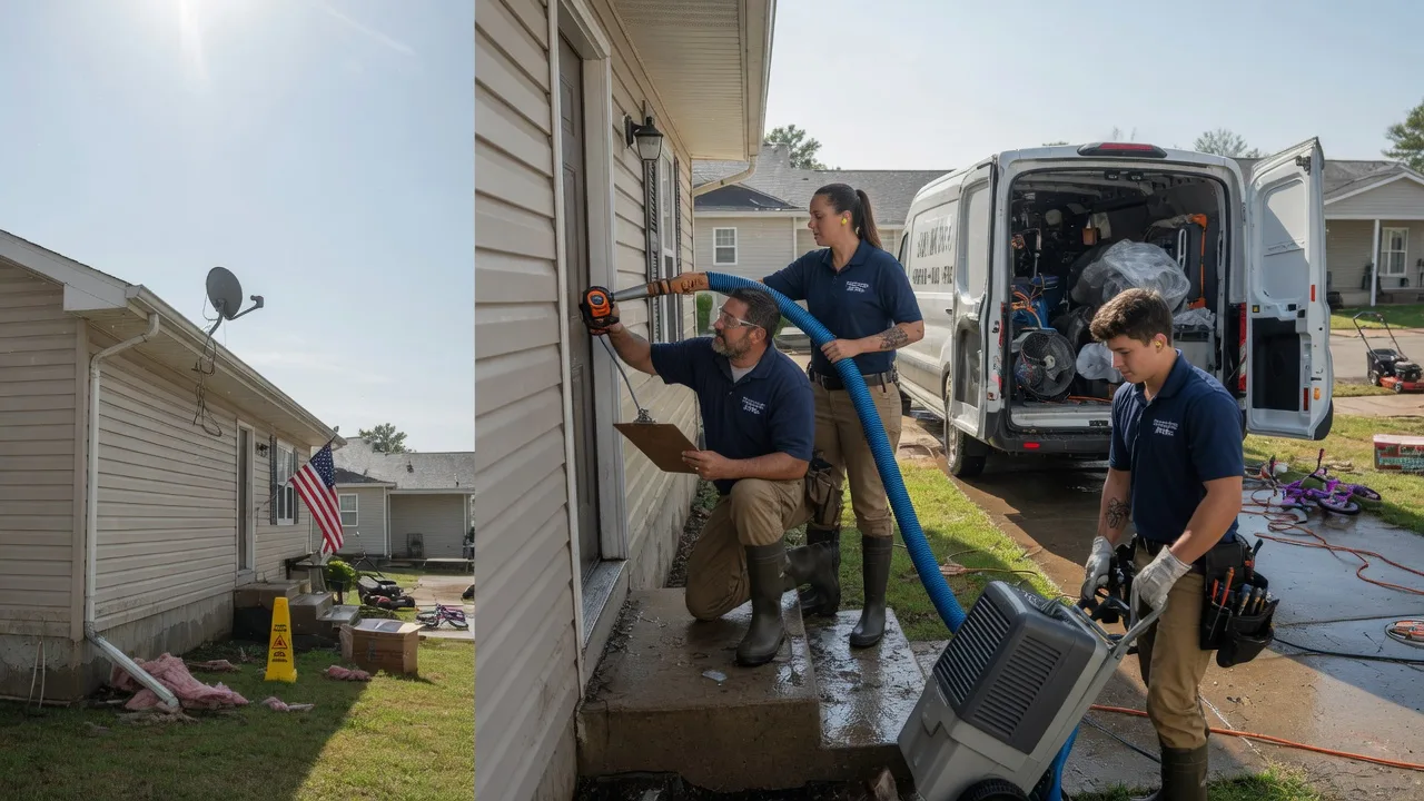 Ceiling Water Damage Restoration in Beaver Dam, WI near me